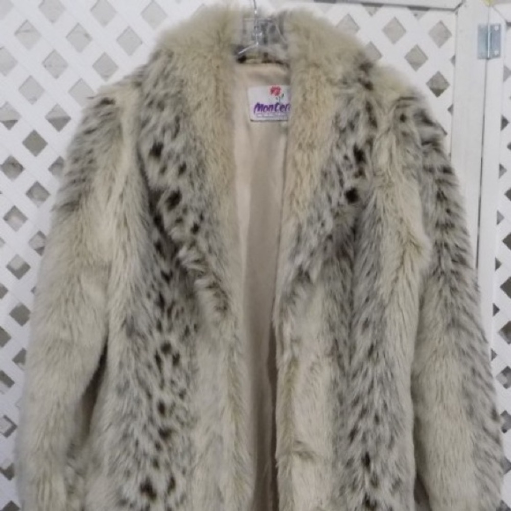 Vintage Monterey Fashion Size 12 Faux Fur Coat